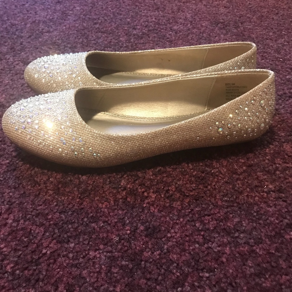 Hot Cakes Gold Shoes